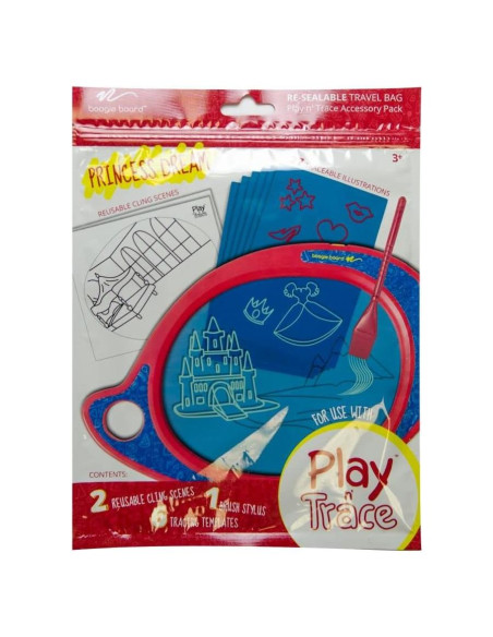Paquete de Plantillas Play n Trace Boogie Board Sueño de Princesa