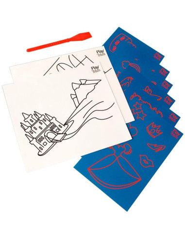 Paquete de Plantillas Play n Trace Boogie Board Sueño de Princesa