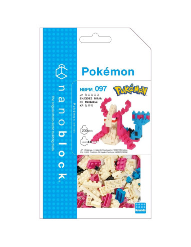 Nanoblock Milotic Pokémon - Kit de Construcción 200 Piezas