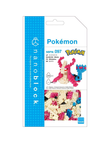 Nanoblock Milotic Pokémon - Kit de Construcción 200 Piezas