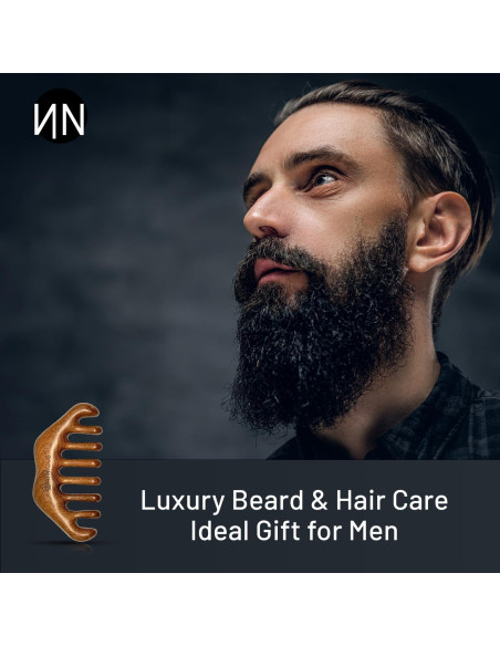 Peine de Madera Sándalo Natnique - Masajeador Cuero Cabelludo