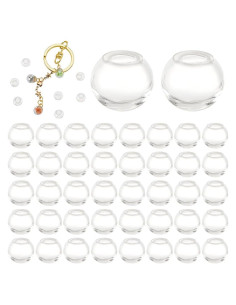 Mini Botellas de Globo de Vidrio PH PandaHall 200 Piezas 10mm