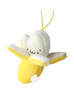 4 Muñecos de Plátano de Peluche Amarillo Jinshining 5 cm 2