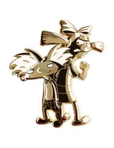 Pin Arnold y Helga 10 Aniversario Zen Monkey Studios