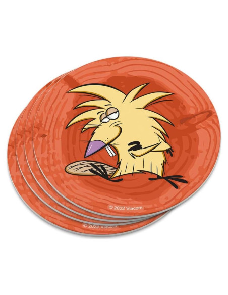 Conjunto de 4 Posavasos Angry Beavers Graphics & More