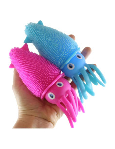 Juego de 2 Bolas Inflables de Calamar - Sensoriales y Luminosas