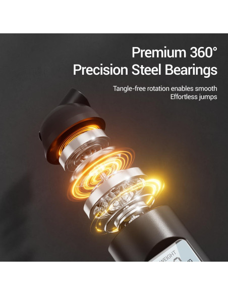 Cuerda de Salto Inteligente UMAY Sin Cable Ajustable con Pantalla LCD