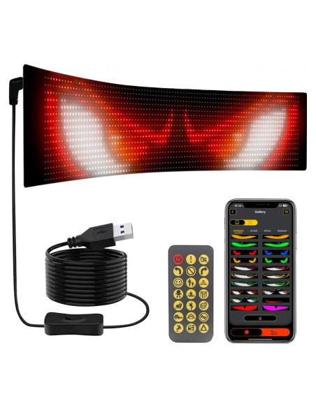Luces Ojos del Diablo WLOSDMW LED Flexible 7.1x17.3cm
