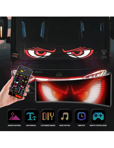 Luces Ojos del Diablo WLOSDMW LED Flexible 7.1x17.3cm