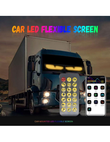 Luces Ojos del Diablo WLOSDMW LED Flexible 7.1x17.3cm