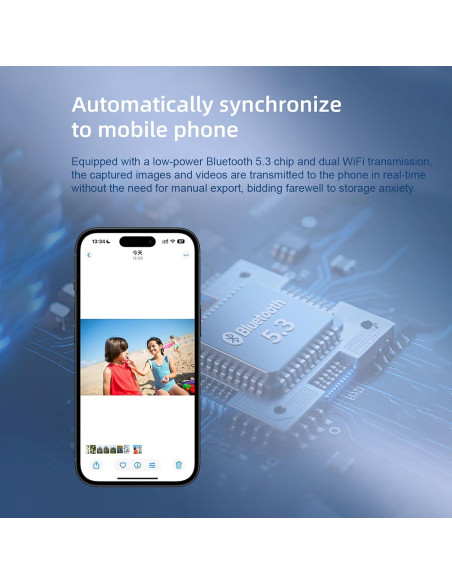 Gafas Inteligentes QJF con Cámara 1080P y Bluetooth