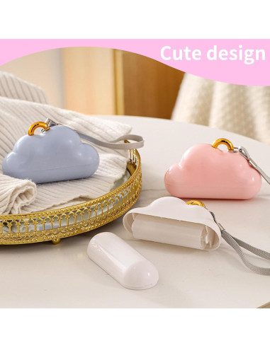 Mini Rodillo Quitapelusas Aklimida Rosa Reutilizable 10 Rollos