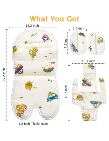 Cojín para Columpio Infantil FEISIKE 32x19 cm Desmontable