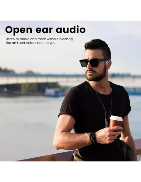 Gafas Inteligentes QJF con Cámara 1080P y Bluetooth