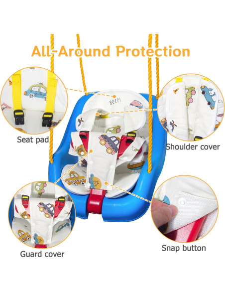 Cojín para Columpio Infantil FEISIKE 32x19 cm Desmontable