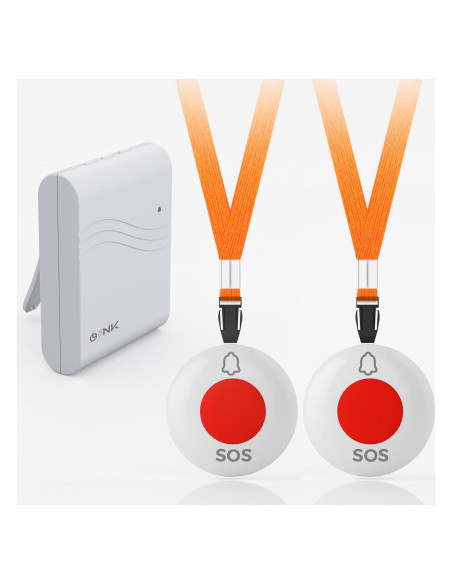 Botón de Llamada Inalámbrico OLINK para Ancianos 600m