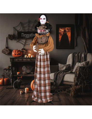 Bruja Electrónica Animada TLAEVCO 1.34 m Halloween
