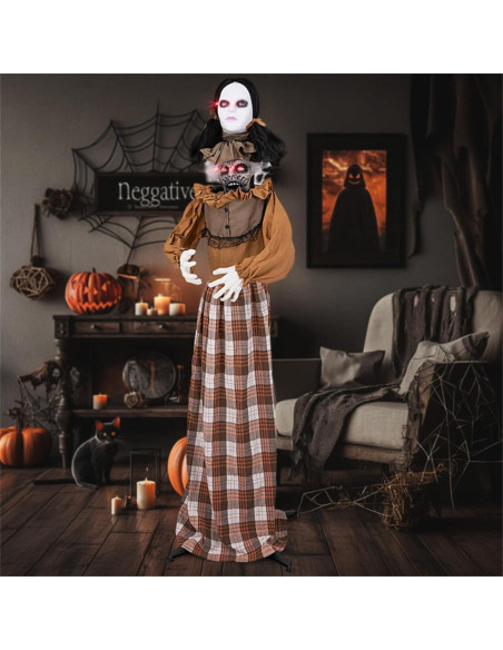 Bruja Electrónica Animada TLAEVCO 1.34 m Halloween