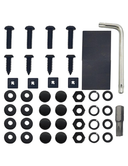 Kit de Tornillos Antirrobo para Placas de Matrícula GolTHd