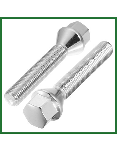 Juego de Pernos de Rueda Motoforti M12 x 1.5 Cromo 8 Piezas