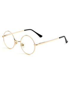 Gafas redondas sin receta Kursan oro 46mm UV400