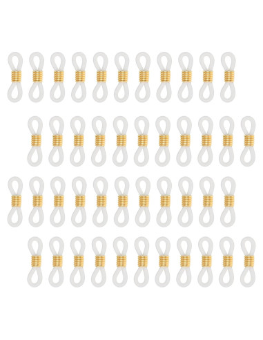 80 Conectores de Goma para Gafas Psyqtsuary Antideslizantes