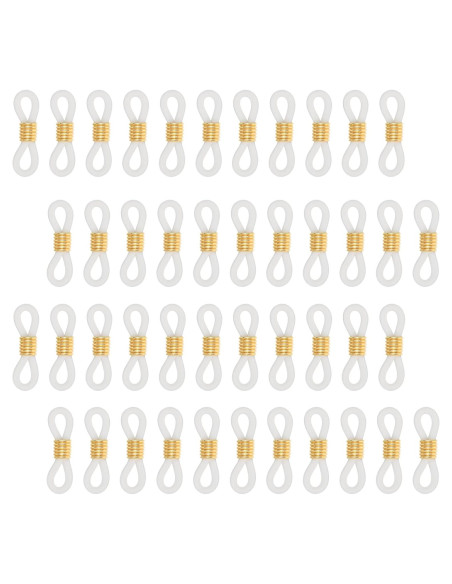 80 Conectores de Goma para Gafas Psyqtsuary Antideslizantes