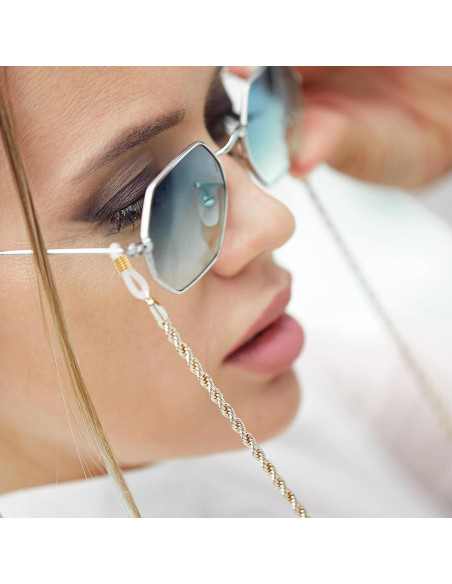 80 Conectores de Goma para Gafas Psyqtsuary Antideslizantes