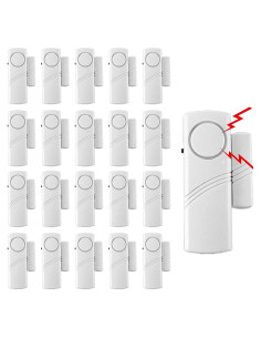 Paquete de 20 Alarmas de Seguridad Peixiong para Puertas y Ventanas