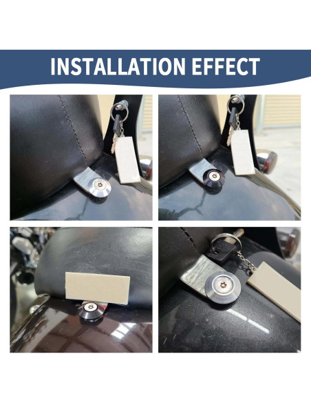 Tuerca Tornillo de Asiento Antirrobo Jiataban 1/4"-20 Negro