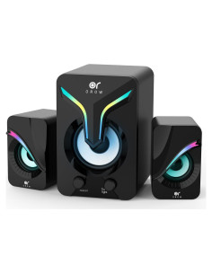 Altavoces de Computadora OROW S212 2.1 con Subwoofer y RGB