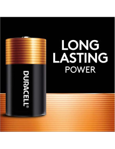 Baterías Alcalinas Duracell Coppertop C - Paquete de 4 2