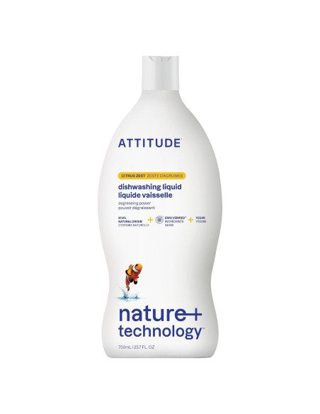 Jabón para Platos ATTITUDE 700 ml Vegano Cítricos EWG