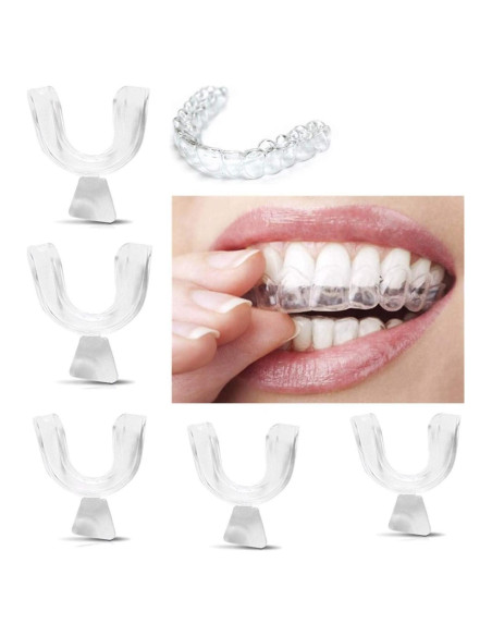 5 Bandejas Blanqueadoras de Dientes Eshylala - Silicona Segura