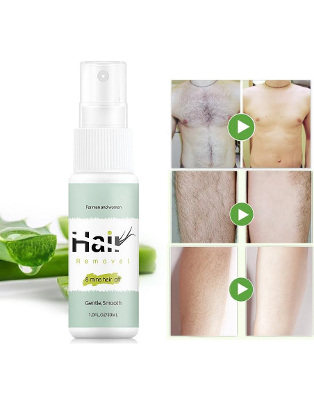 Spray Depilatorio LINEDSON 30ml - Indoloro para Axilas y Piernas