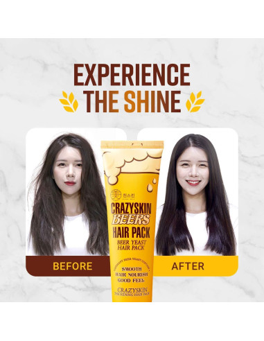 Máscara Capilar CRAZY SKIN con Levadura de Cerveza 400ml