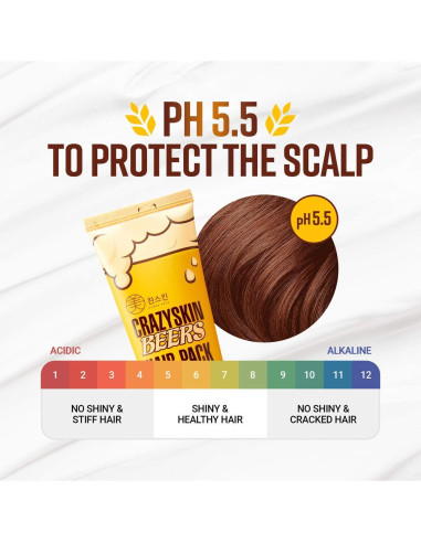 Máscara Capilar CRAZY SKIN con Levadura de Cerveza 400ml