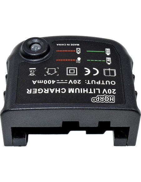 Cargador de Batería Li-Ion 20V HQRP Compatible Black and Decker