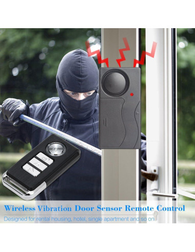 Alarma Antirrobo Inalámbrica Mengshen MS-Z07 105dB Control Remoto