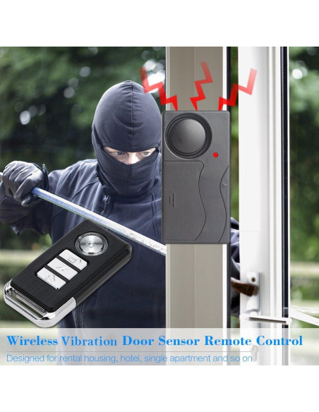 Alarma Antirrobo Inalámbrica Mengshen MS-Z07 105dB Control Remoto