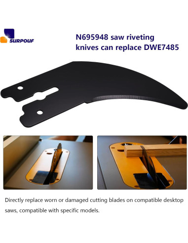 Cuchilla de Separación para Sierra de Mesa DeWalt N695948