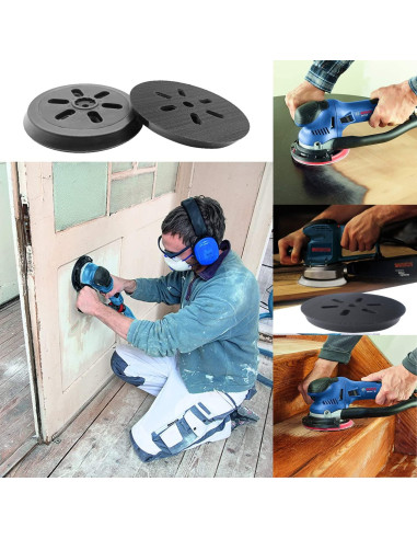 Pad de Reemplazo Duro 15.24 cm Donanim para Lijadora Bosch