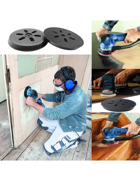 Pad de Reemplazo Duro 15.24 cm Donanim para Lijadora Bosch