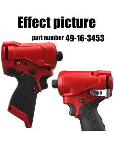 Bota Protectora Milwaukee M12 Fuel 49-16-3453 + Clips 42-70-0495 2