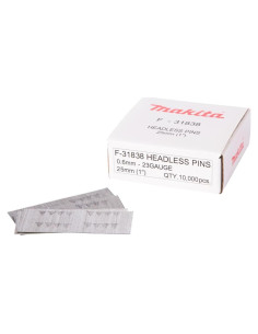 Clavos Sin Cabeza Makita F-31838 25mm 23g Caja 10,000