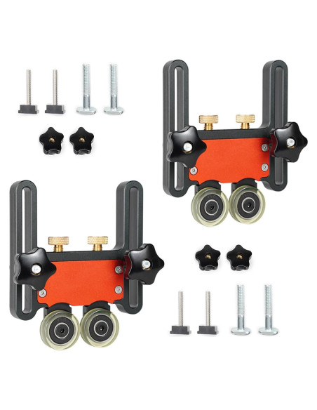 2 Piezas Tabla de Sierra Pluma Riaodtine con Rodillos Ajustables