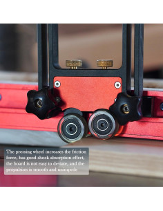 2 Piezas Tabla de Sierra Pluma Riaodtine con Rodillos Ajustables 2