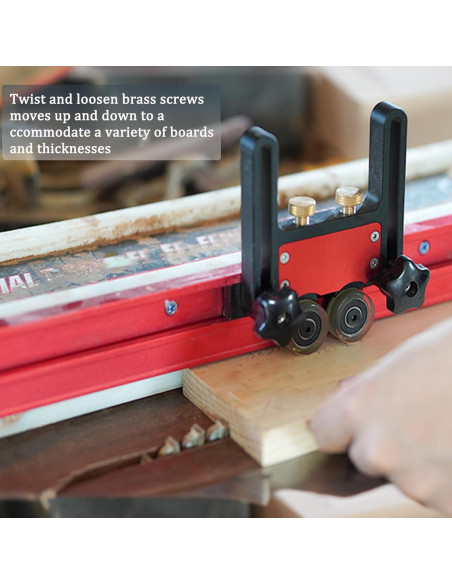 2 Piezas Tabla de Sierra Pluma Riaodtine con Rodillos Ajustables