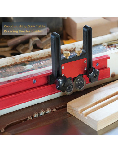 2 Piezas Tabla de Sierra Pluma Riaodtine con Rodillos Ajustables