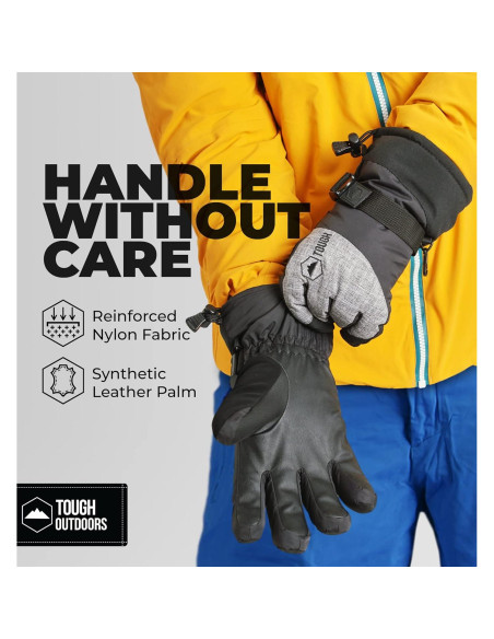 Guantes de Nieve Tough Outdoors Impermeables y Aislados